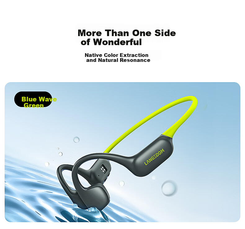Беспроводные наушники Lanshidun AirSwim Neo с костной проводимостью, водонепроницаемые, Bluetooth 6.0, 32 ГБ памяти, для плавания, бега, езды на велосипеде