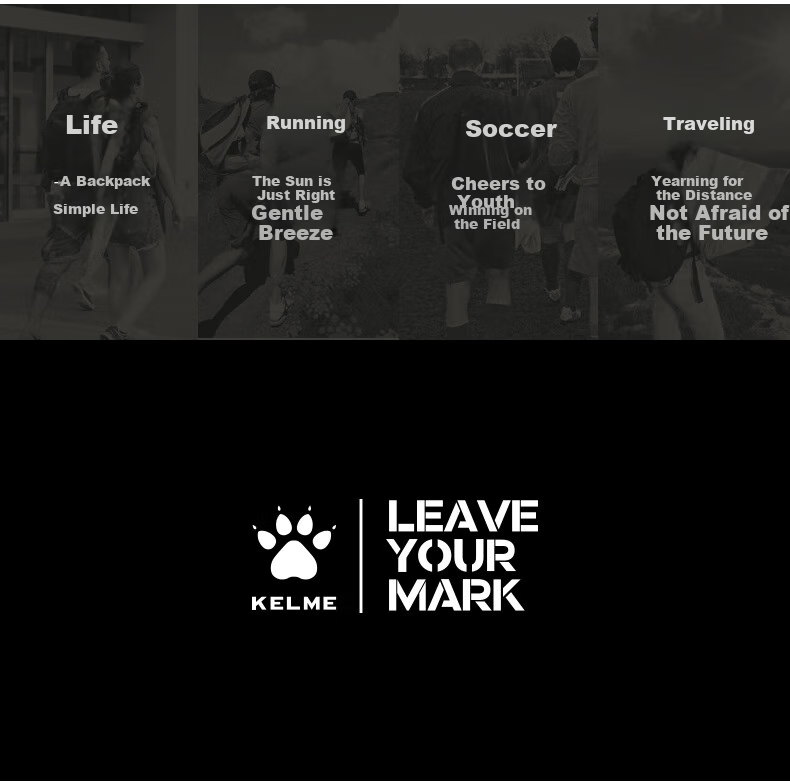 Спортивная сумка KELME, цилиндрическая сумка через плечо, тренировочная сумка, дорожный рюкзак, черная, один размер