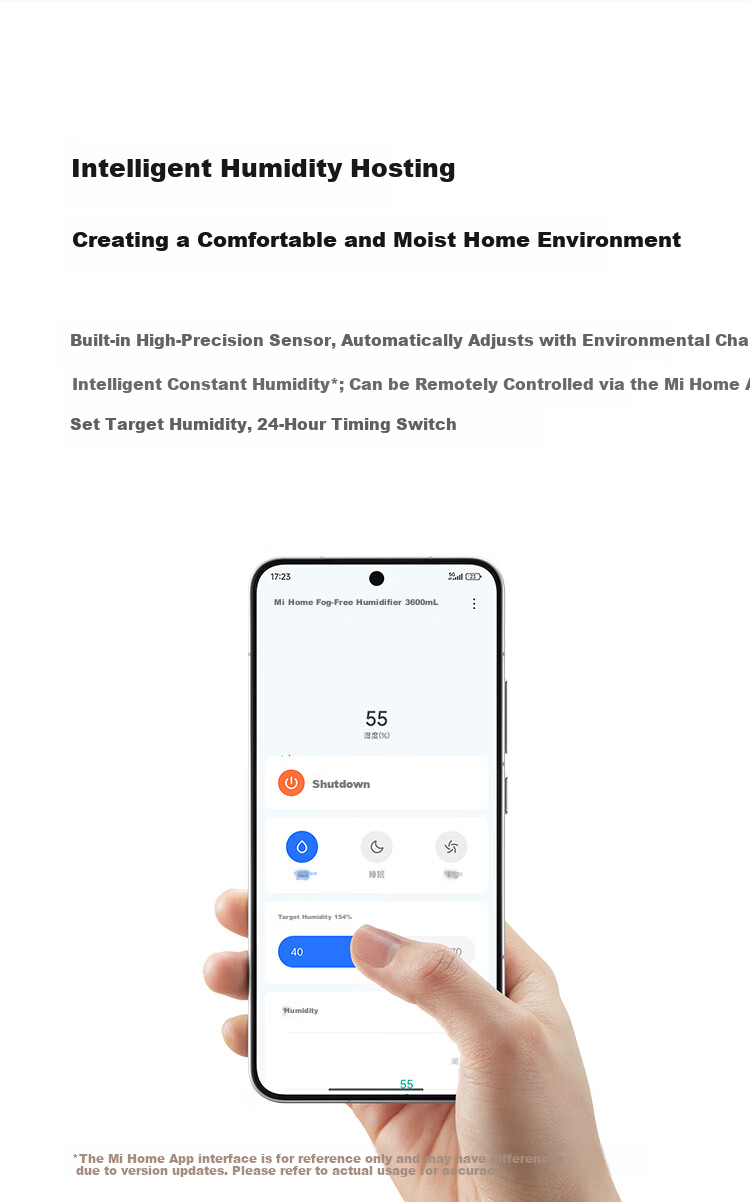Увлажнитель воздуха Xiaomi Mijia Air Humidifier, 5л, 600мл/ч, без тумана, белый