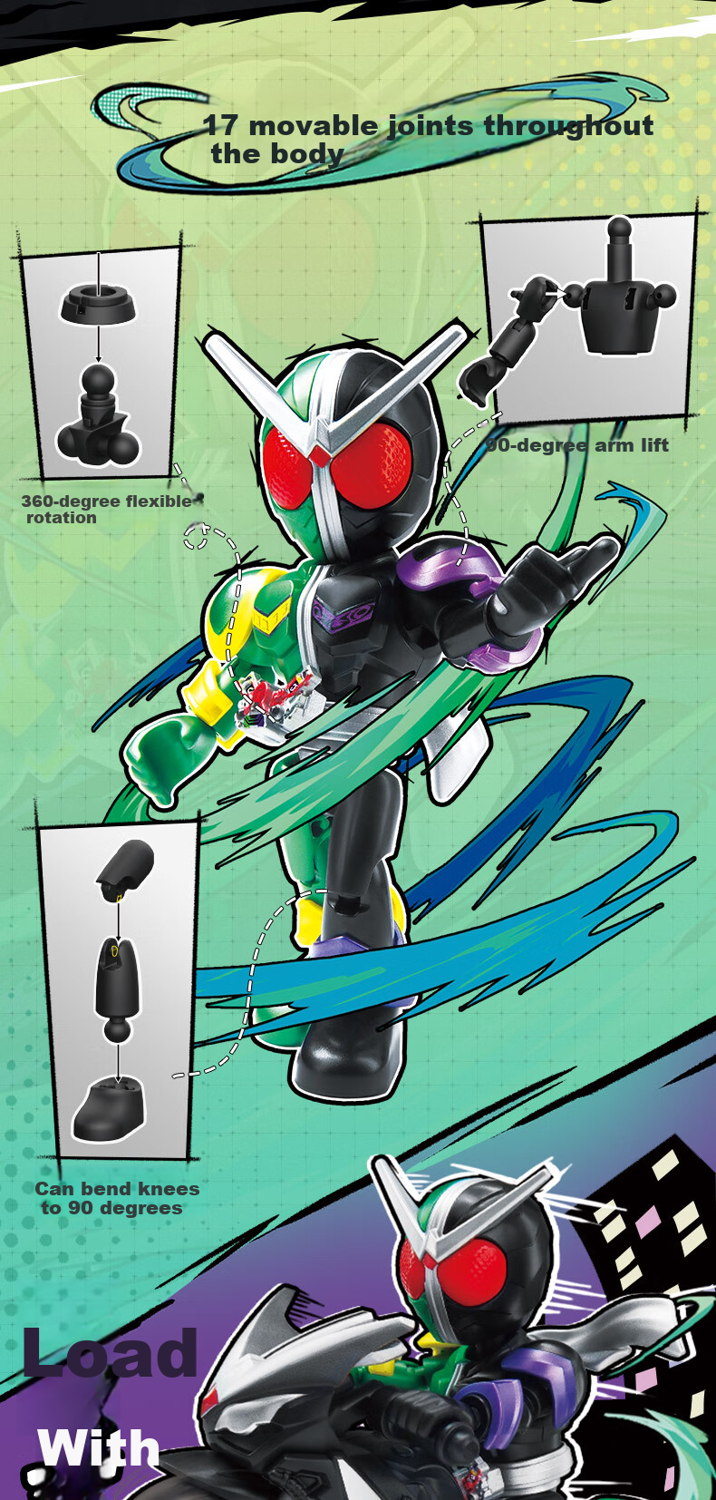 Конструктор Buluke "Kamen Rider Starlight Edition 02", фигурка Королевского Партнера, игрушка-трансформер для мальчиков, подарок на Новый год