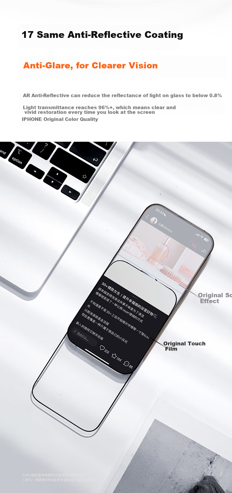 Защитное стекло для iPhone 17 Pro