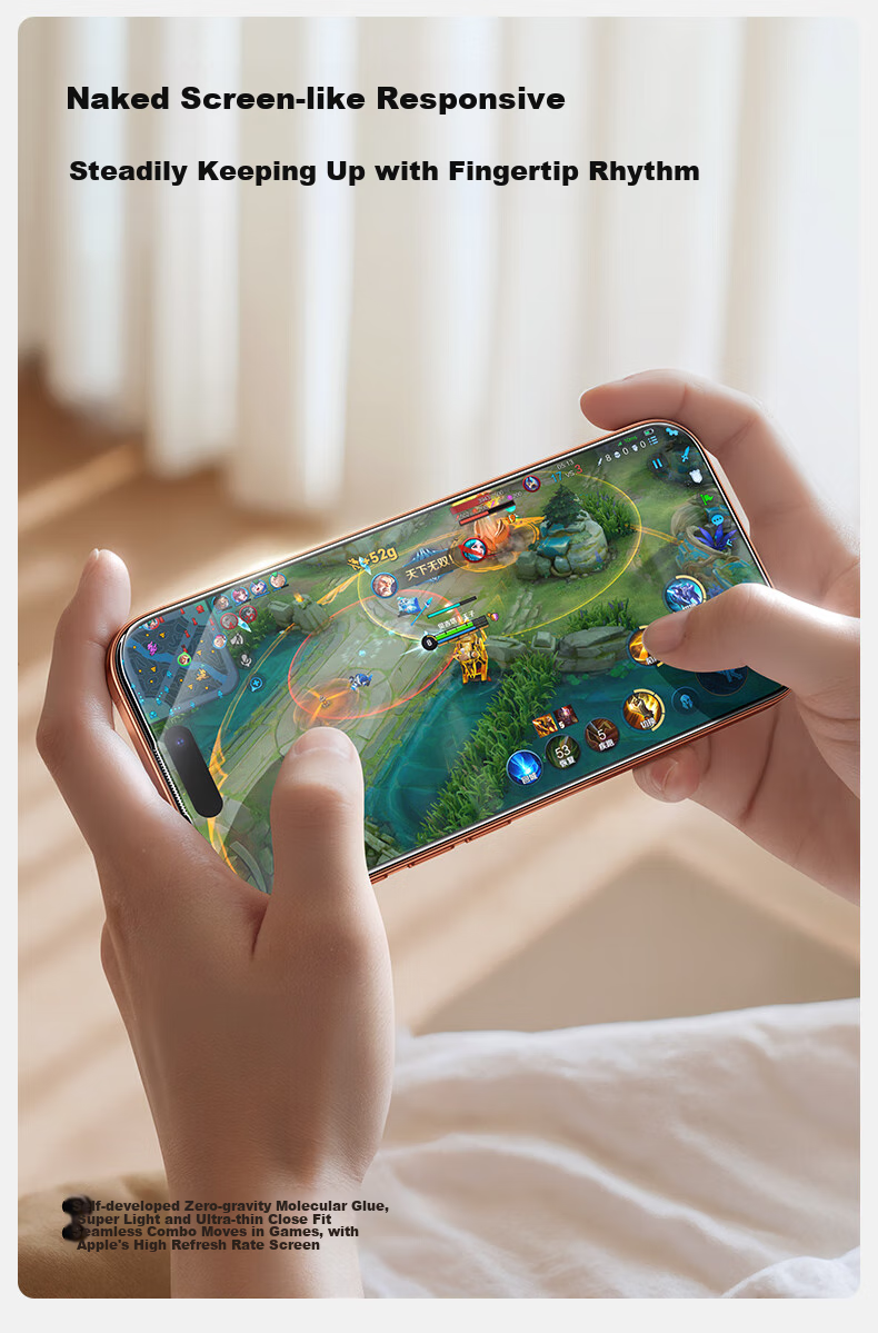 Защитная пленка Shanmo AR для iPhone 17 Pro, закаленное стекло, полноэкранное покрытие, антибликовая, пыленепроницаемая, противоударная