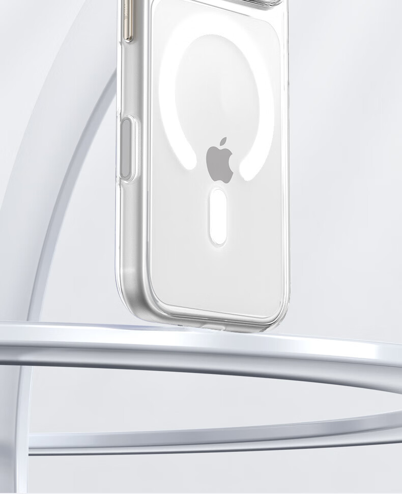 Чехол Lanxingxiansheng для Apple iPhone 17 Pro, с AI-кнопками, магнитный, противоударный, прозрачный