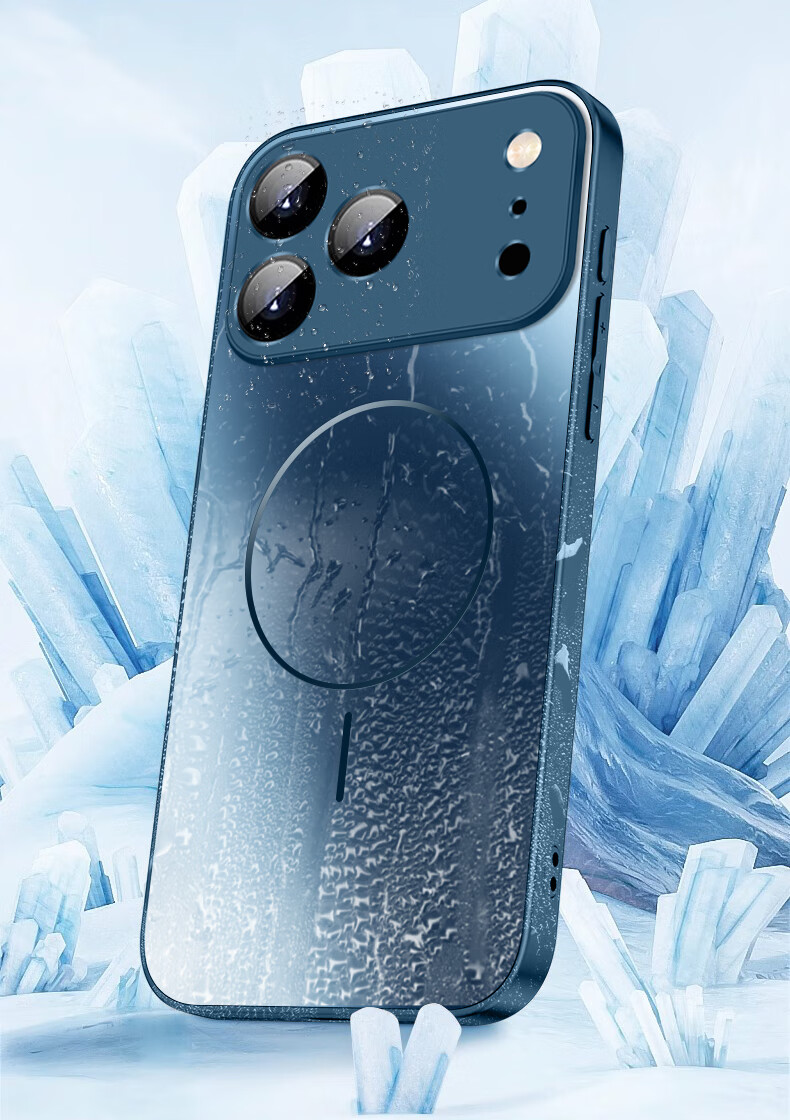 Чехол для iPhone 17 Pro Max Mengxiangkejia, MagSafe, защита от падений, ультратонкий, приятный на ощупь, матовый, графитовый черный