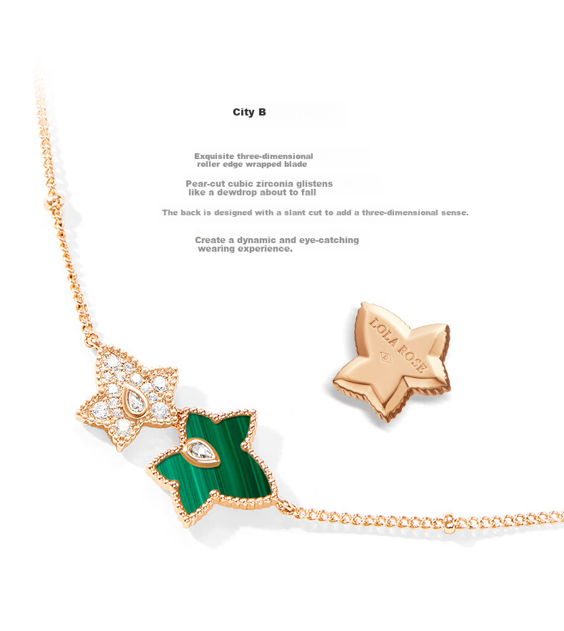 Ожерелье LOLA ROSE Evergreen Ivy для женщин, подарок на День рождения, Новый год, День святого Валентина для девушки