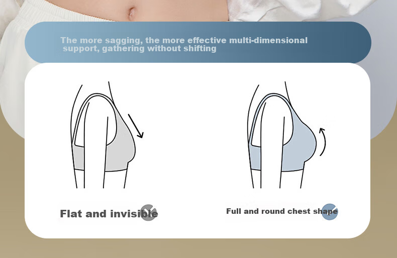 Бюстгальтер GUJIN Seamless Bra, бесшовный, для женщин, тонкие бретели, пуш-ап, поддерживающий, корректирующий, красивый дизайн спины, тонкий стиль, увеличивающий грудь, телесный цвет