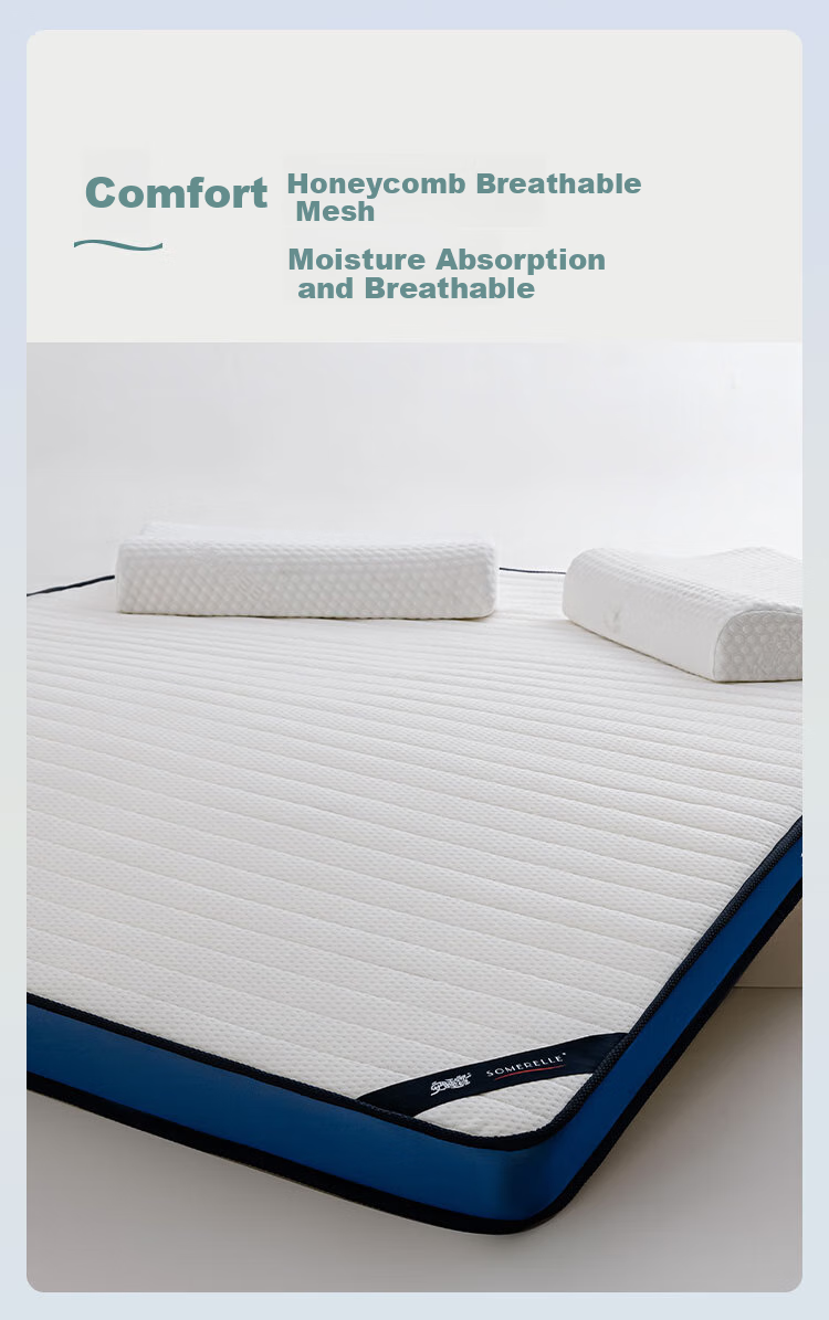 Наматрасник SOMERELLE Latex Mattress Cover Pad, 1.5x2 метра, Татами, утолщенный, высокоэластичный