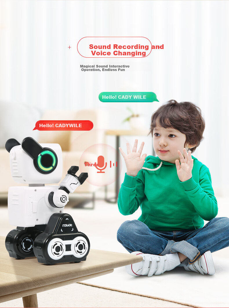 JINGDA TOYS Робот на радиоуправлении, программируемый, для детей от 3 лет, подарок на Новый год