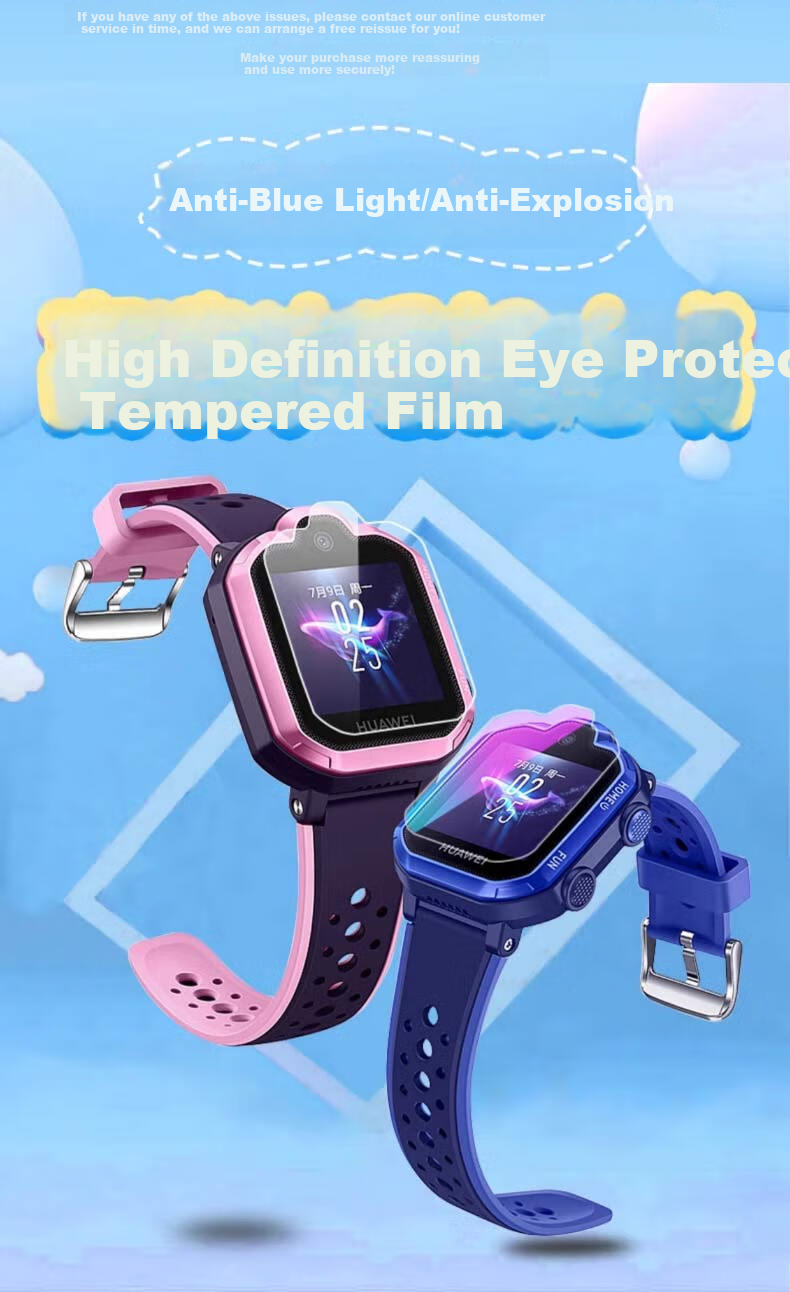 Защитное стекло LANGLING для Huawei Children's Watch 4 Pro, 2 шт., защита от синего света, полное покрытие, защита глаз