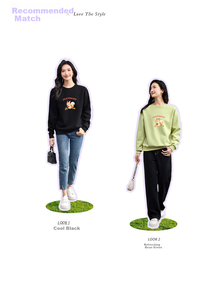 Женская толстовка Jeanswest, осень, свободный крой, удлиненный силуэт, универсальный дизайн, длинный рукав, повседневный стиль, цвет "Бобовый зеленый", размер L