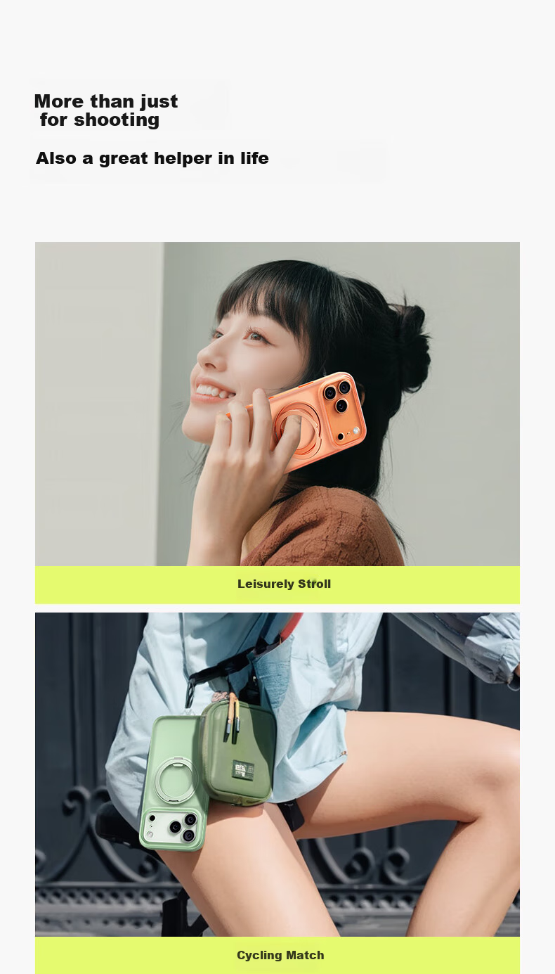 Чехол Kumeng для Apple iPhone 17 Pro, матовый, противоударный, с поддержкой MagSafe, с полной защитой камеры и функцией подставки