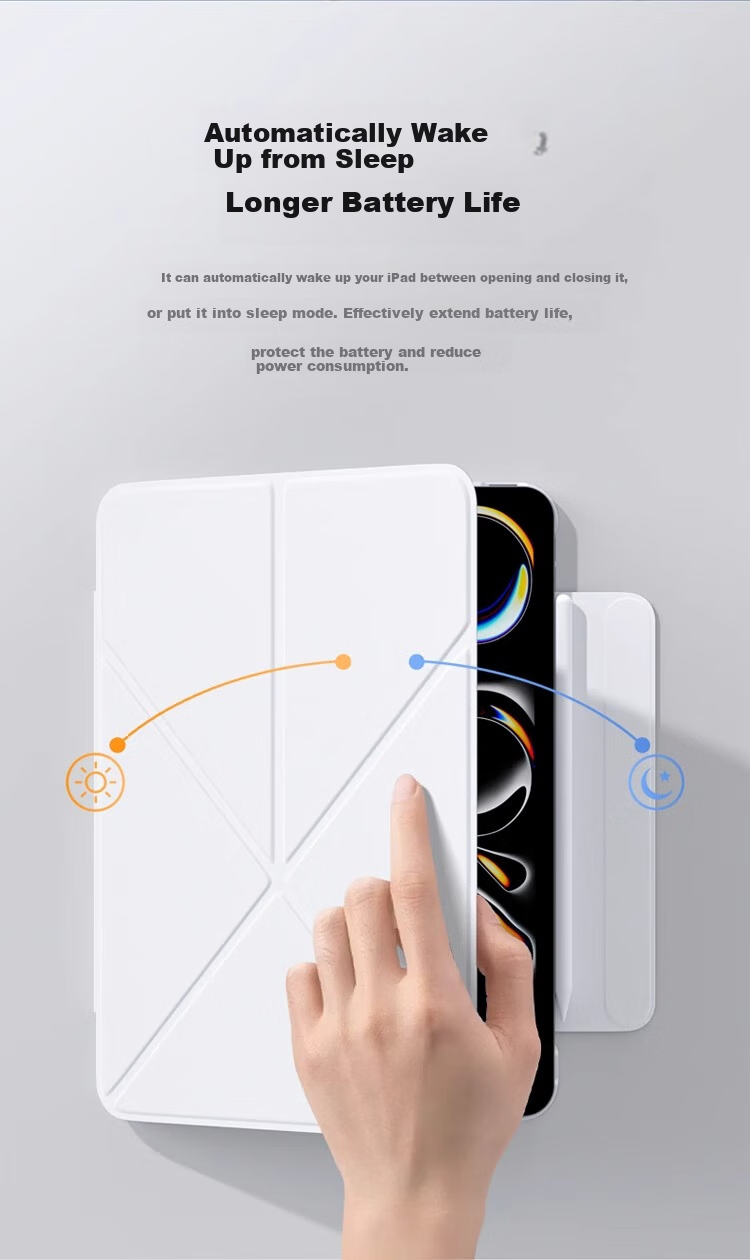 Чехол-книжка Remax для Apple iPad Air/Pro, защитный, черный, с подставкой, 10.9/11 дюймов