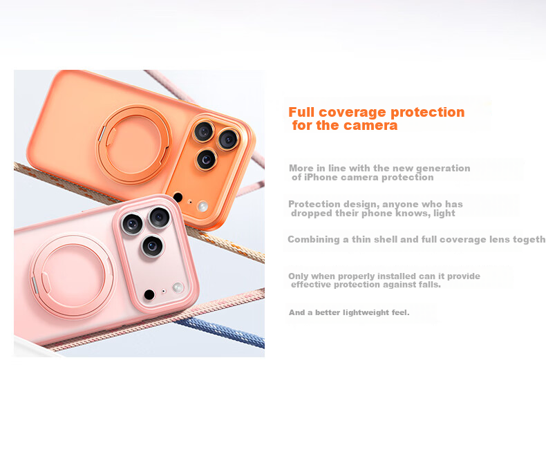 Чехол Kumeng для Apple iPhone 17 Pro, матовый, противоударный, с поддержкой MagSafe, с полной защитой камеры и функцией подставки