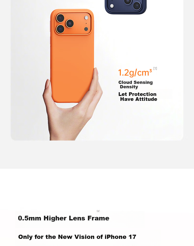Чехол W&P для Apple iPhone 17 Pro Max, силиконовый, с магнитной зарядкой MagSafe, цвет "Айма Оранж"