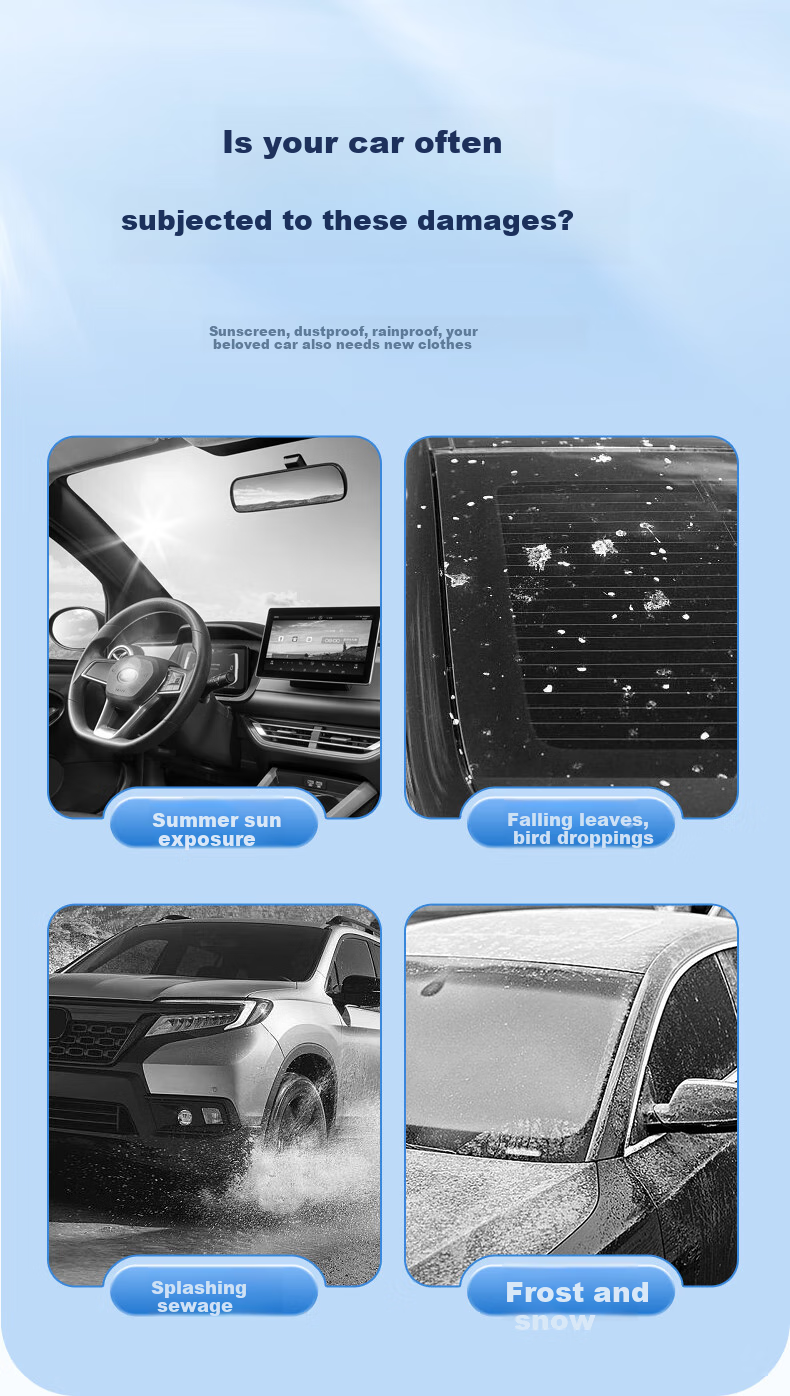 Универсальный автомобильный чехол WITGOER для Nissan Sylphy, Buick Excelle, Toyota Corolla, утолщенный, защитный, от солнца, дождя и пыли, теплоизоляционный