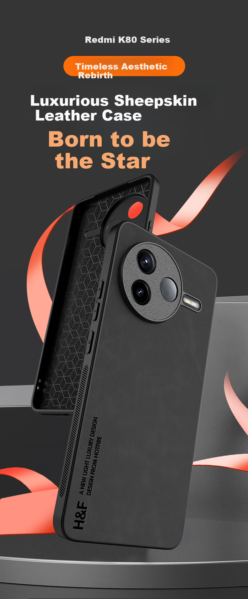 Защитный чехол HotFire для Xiaomi Redmi K80, силиконовый, матовый, с защитой камеры, противоударный, черный