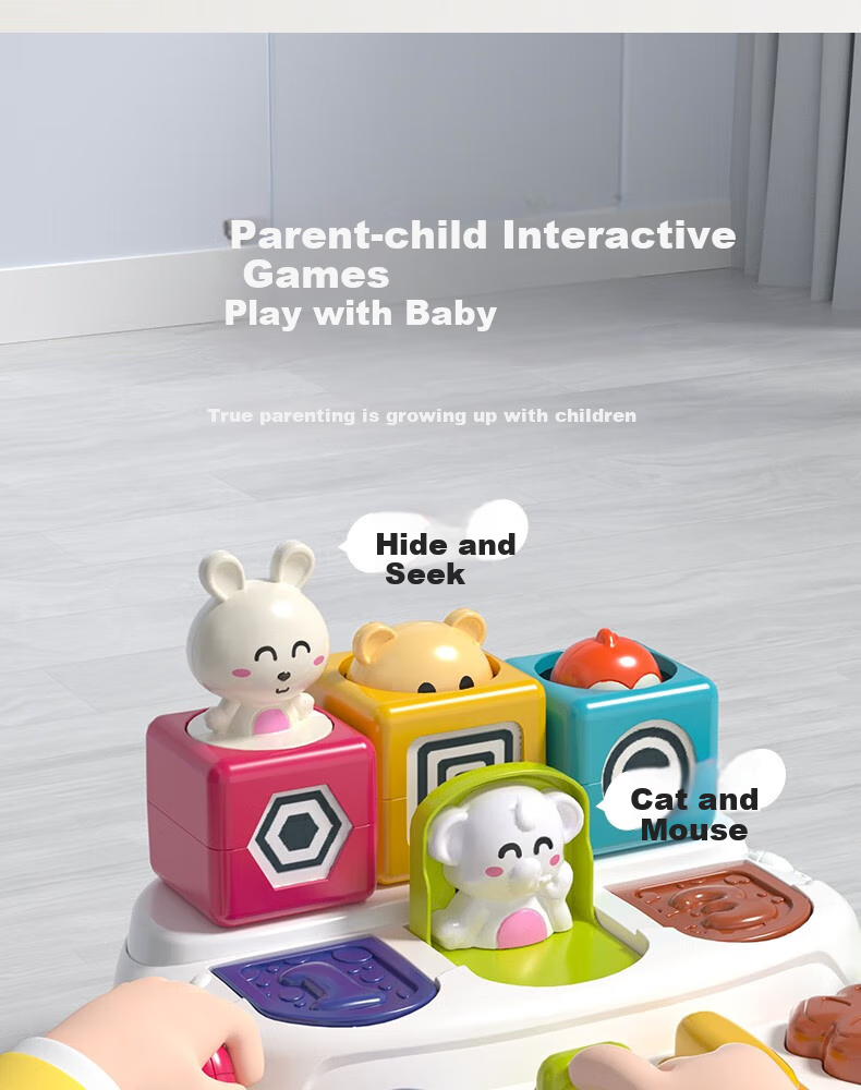 Развивающая игрушка GOODWAY "Умный кубик" для детей от 7 месяцев, разноцветная