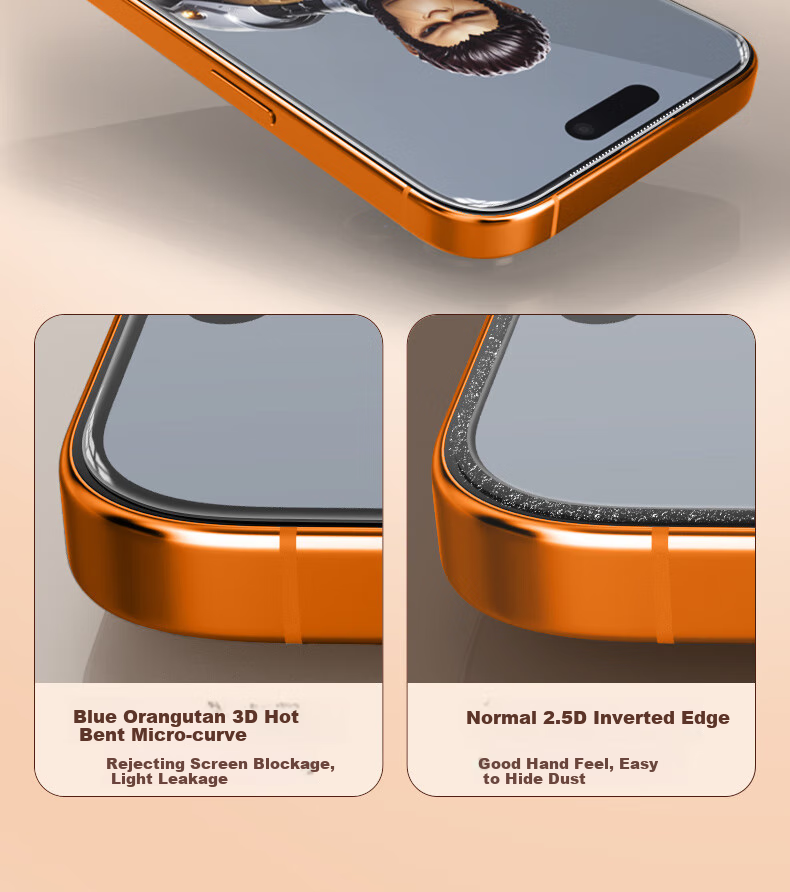 Защитное стекло Lanxingxiansheng для Apple iPhone 17 Pro, AR, антибликовое, полноэкранное, с полным клеем, без пыли, противоударное, защитное от отпечатков пальцев