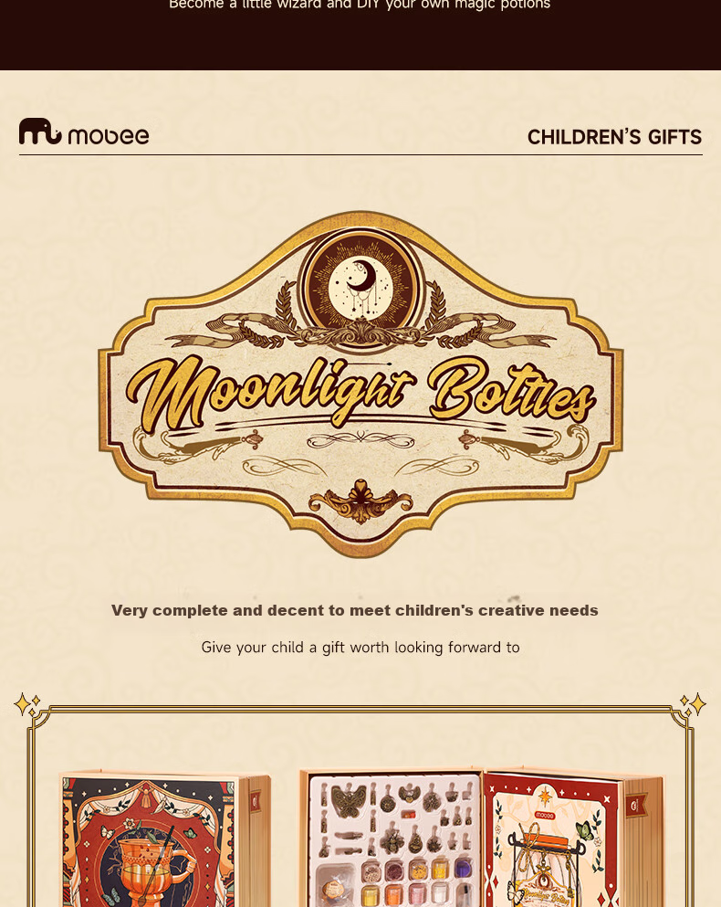 Детский игровой набор Mobee "Волшебный эликсир", DIY, для мальчиков и девочек от 8 лет, подарок на день рождения для детей 6-10 лет