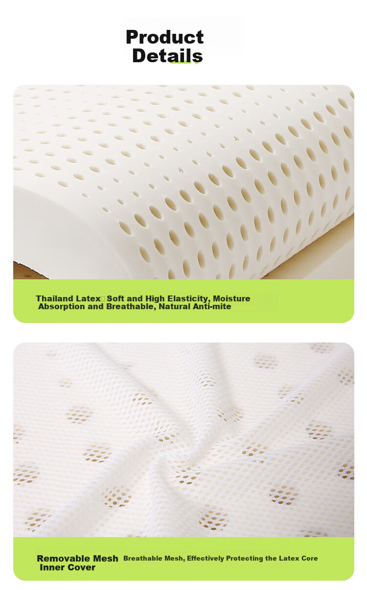 Матрас Jinxiangshu Tai Shu Latex Mattress, натуральный латекс из Таиланда, для дома и студентов, 1.5*2 метра, средней жесткости
