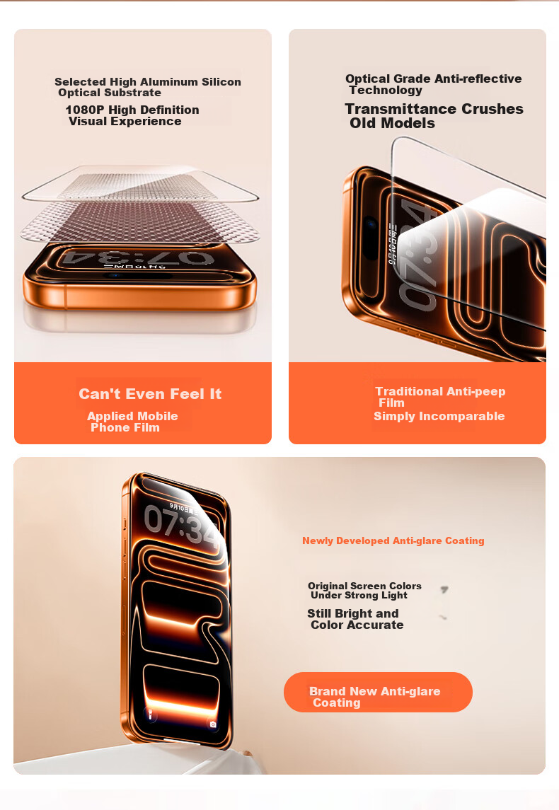 Защитное стекло для iPhone 17 Pro Max