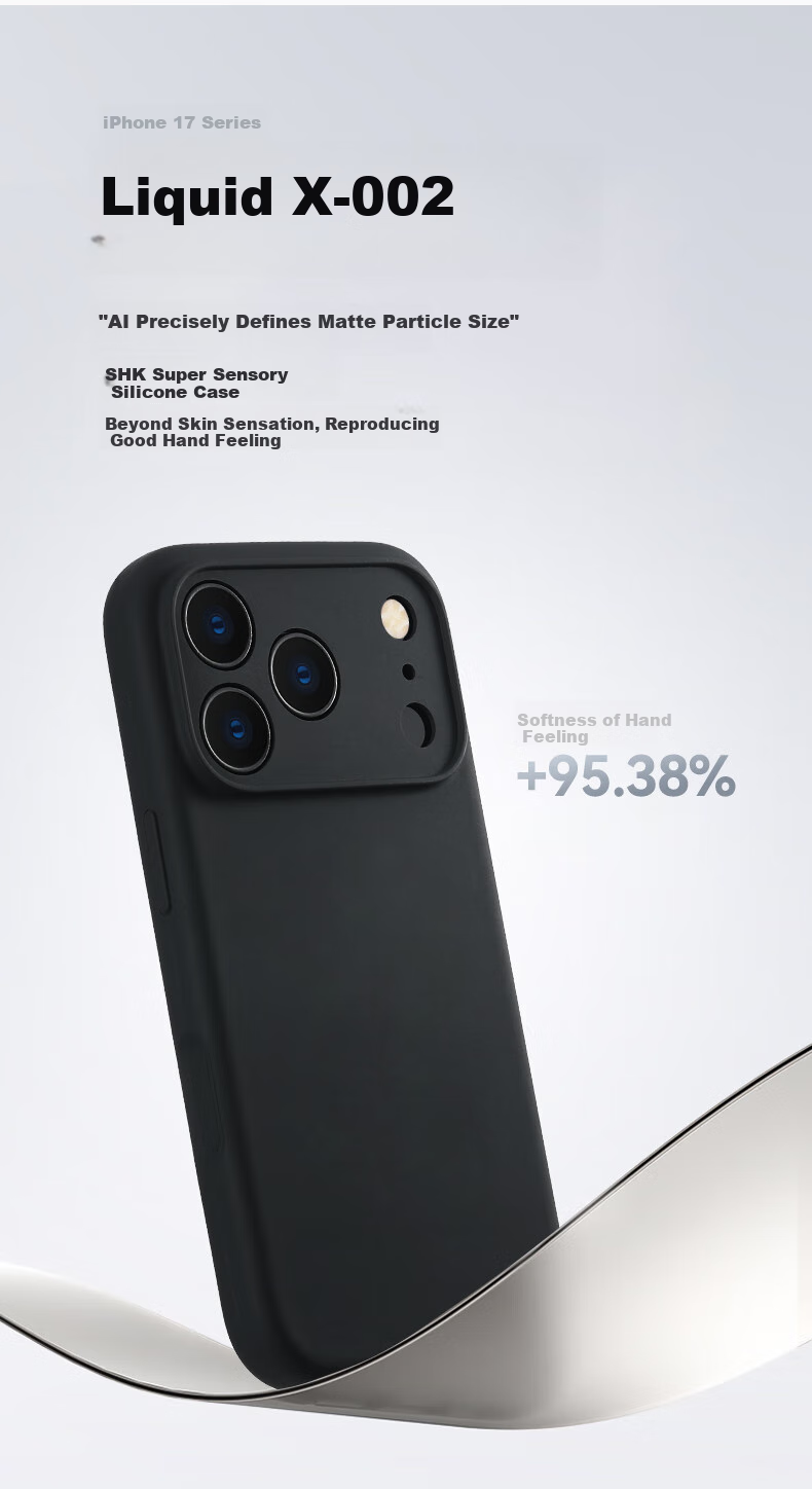 Чехол для телефона Sihuanke для iPhone 17, новый дизайн из жидкого силикона, премиальное ощущение, полная защита с интегрированной кнопкой Ai, античный белый