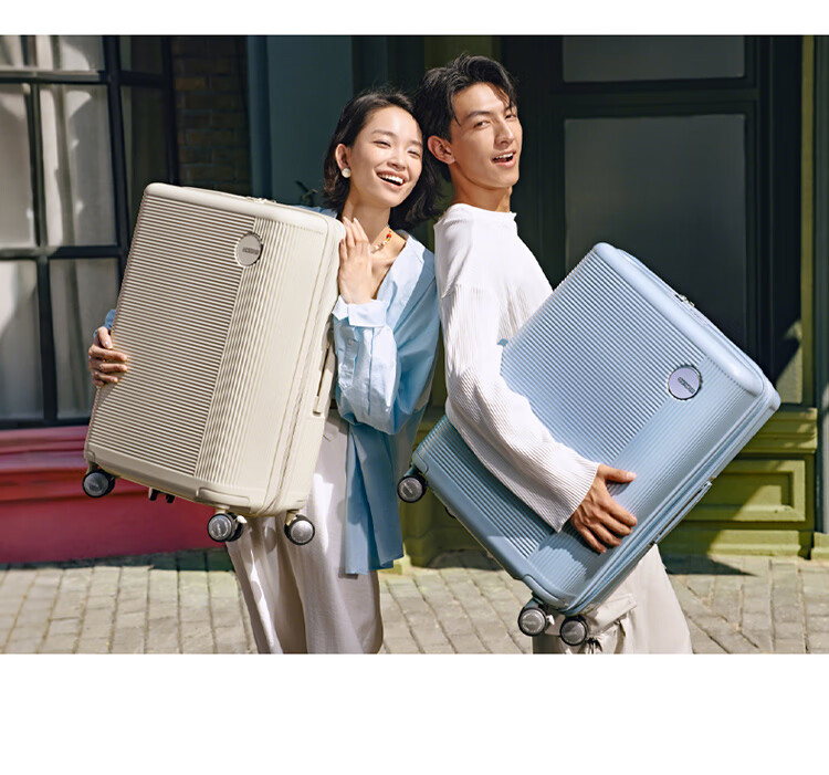 Чемодан AMERICAN TOURISTER UA4, 28 дюймов, сине-фиолетовый