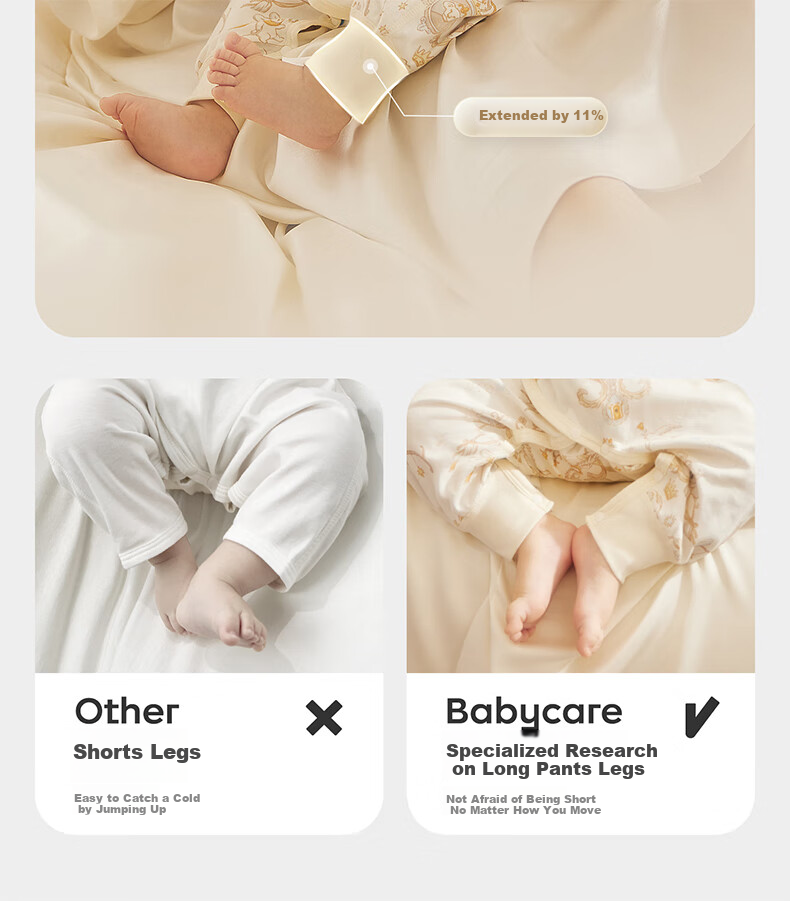 Детский комбинезон-слип Babycare, хлопковый, для новорожденных, на выписку, цвет шампань-розовый, 59 см