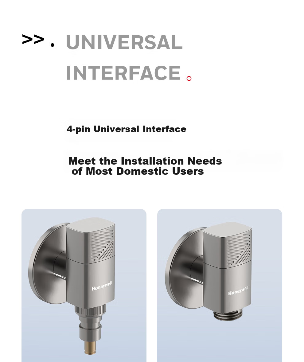 Смеситель Honeywell для стиральной машины, с отводом для подключения, цельномедный корпус, керамический клапан, защита от взрыва, резьба 1/2 дюйма, модель JF