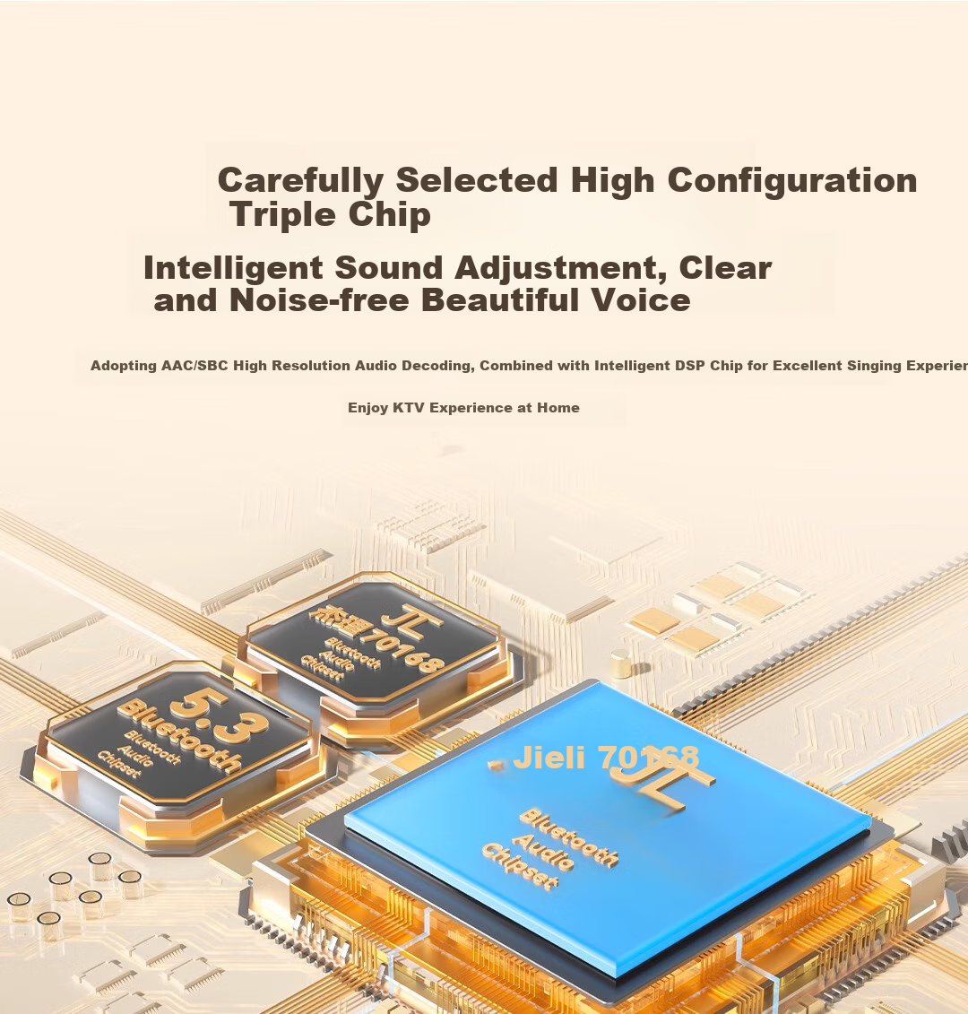 Беспроводной караоке микрофон Soaiy SK2AI с Bluetooth-колонкой, для домашних KTV, детский, с подсветкой, белый