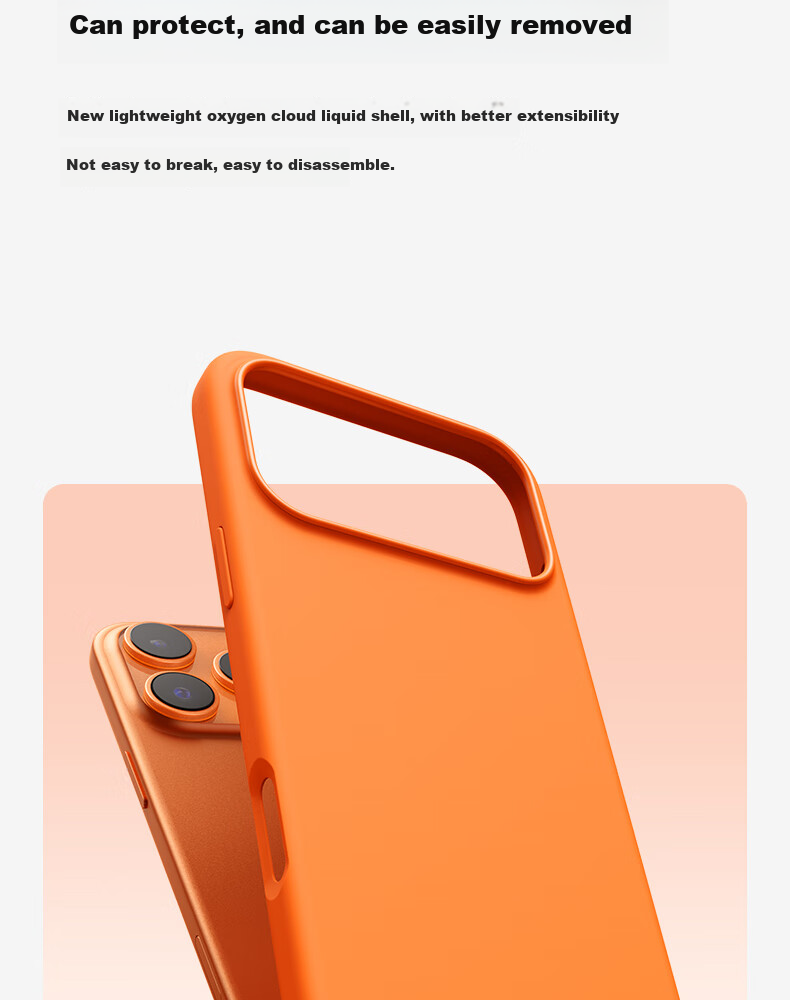Чехол W&P для Apple iPhone 17 Pro Max, силиконовый, с магнитной зарядкой MagSafe, цвет "Айма Оранж"
