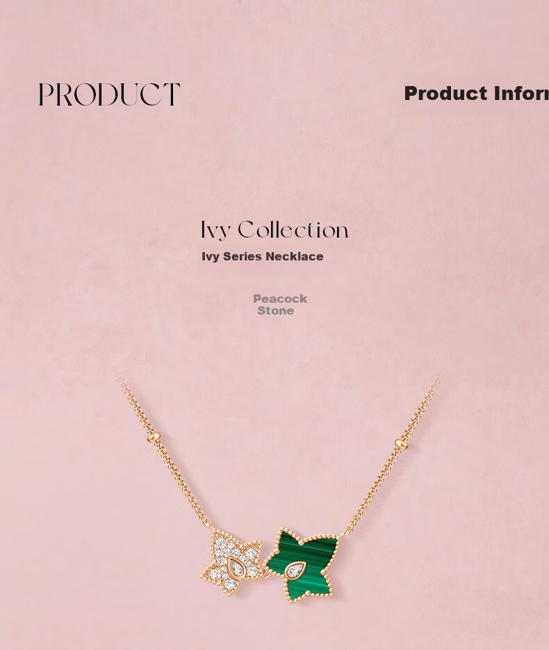 Ожерелье LOLA ROSE Evergreen Ivy для женщин, подарок на День рождения, Новый год, День святого Валентина для девушки