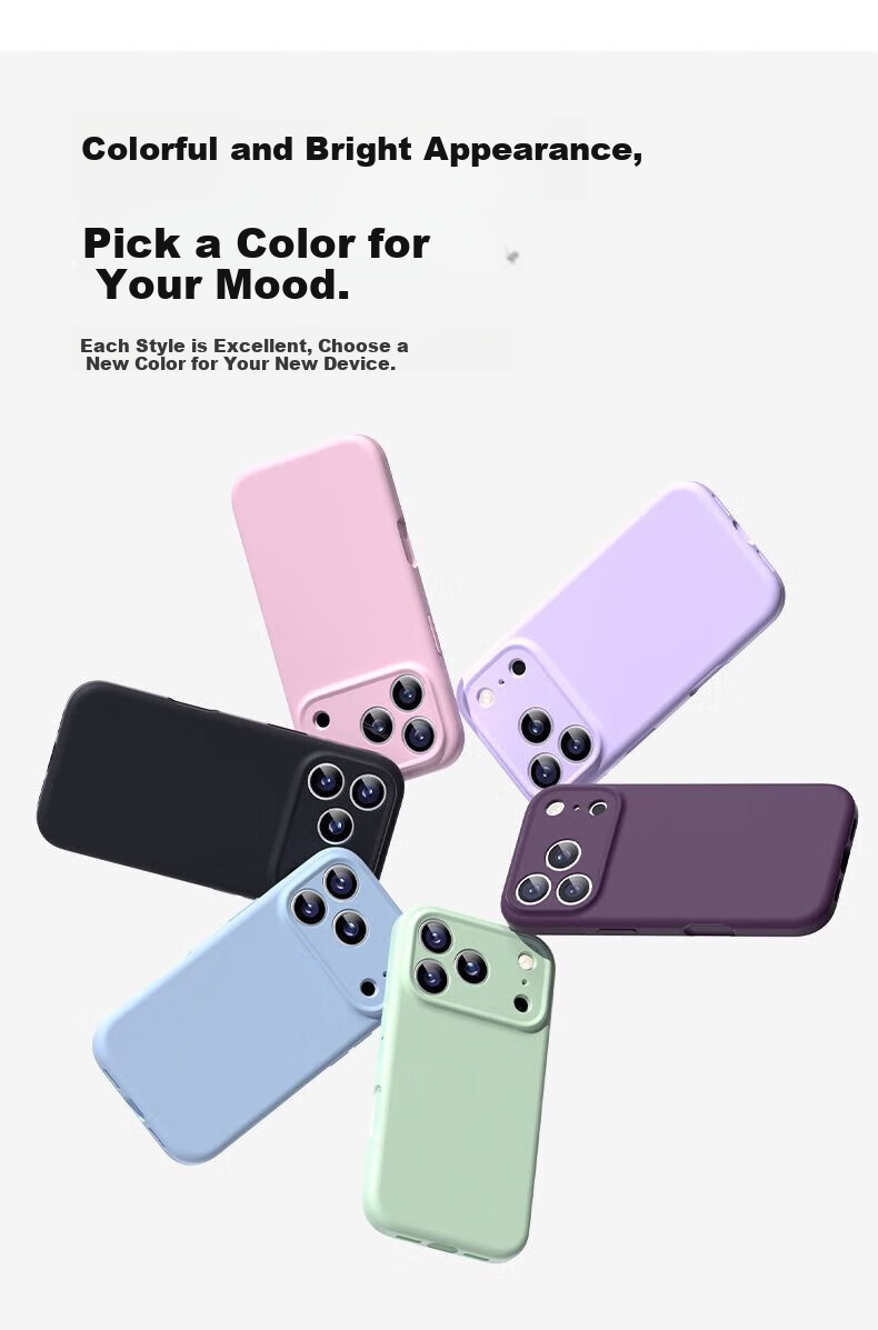 Чехол DIVI [Zero-Feel Liquid] для iPhone 17, защита от падений, защита от царапин, противоударный, приятный для кожи, жидкий силикон, ультратонкий, белый