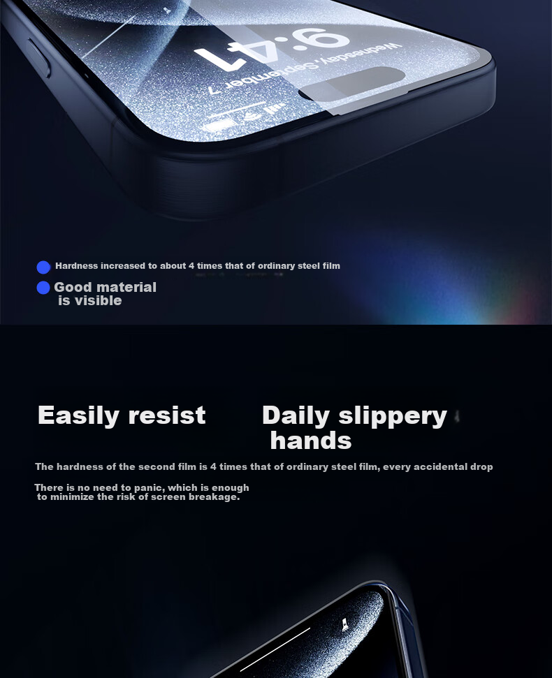 Защитное стекло ALittleFlower для iPhone 16, полное покрытие, HD, пыленепроницаемое, противоударное, антиотпечатки
