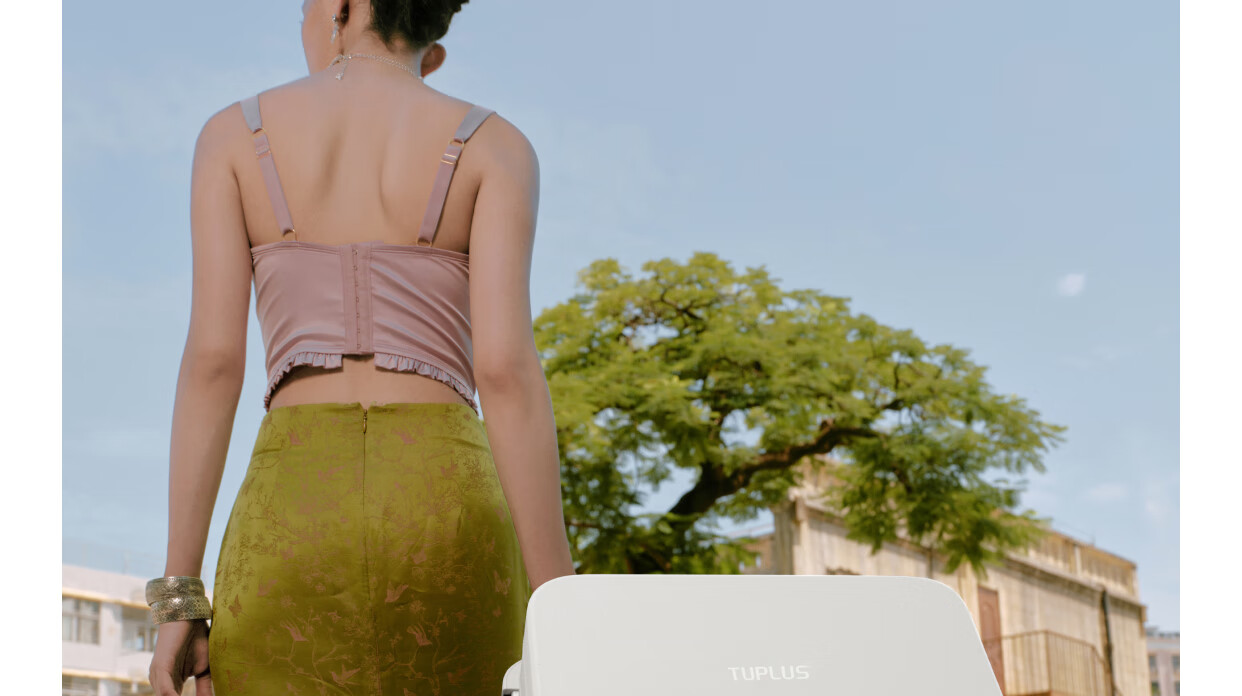 Чемодан TUPLUS Impression Trunk, большой, с задней широкой ручкой, для путешествий, сиреневый, 28 дюймов