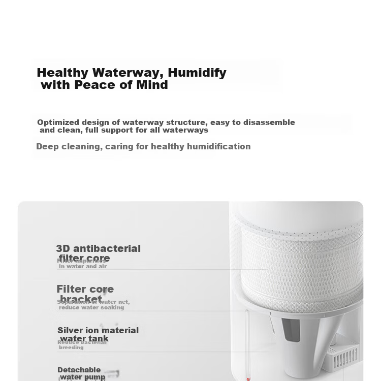 Увлажнитель воздуха Xiaomi Mijia Air Humidifier, без тумана, 4л, 400мл/ч, белый