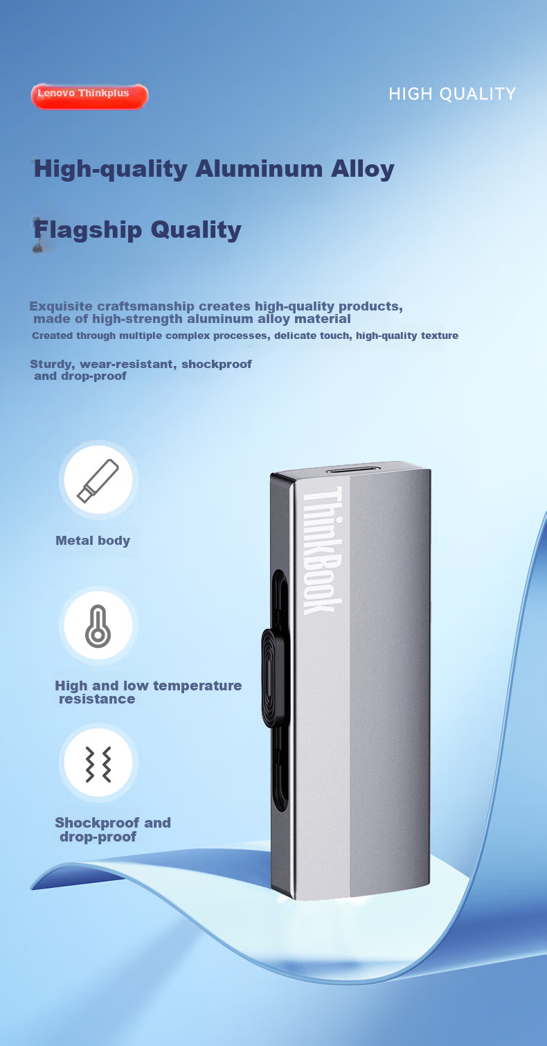 ThinkPad Lenovo Thinkbook BU210 портативный SSD накопитель 128GB Type-C USB 3.2