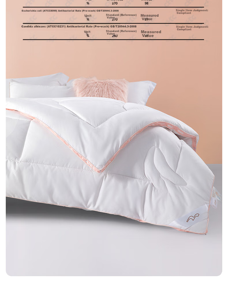 Зимнее одеяло Shuixingjiafang из соевого волокна, утолщенное, 3.1 кг, 150x210 см, белое