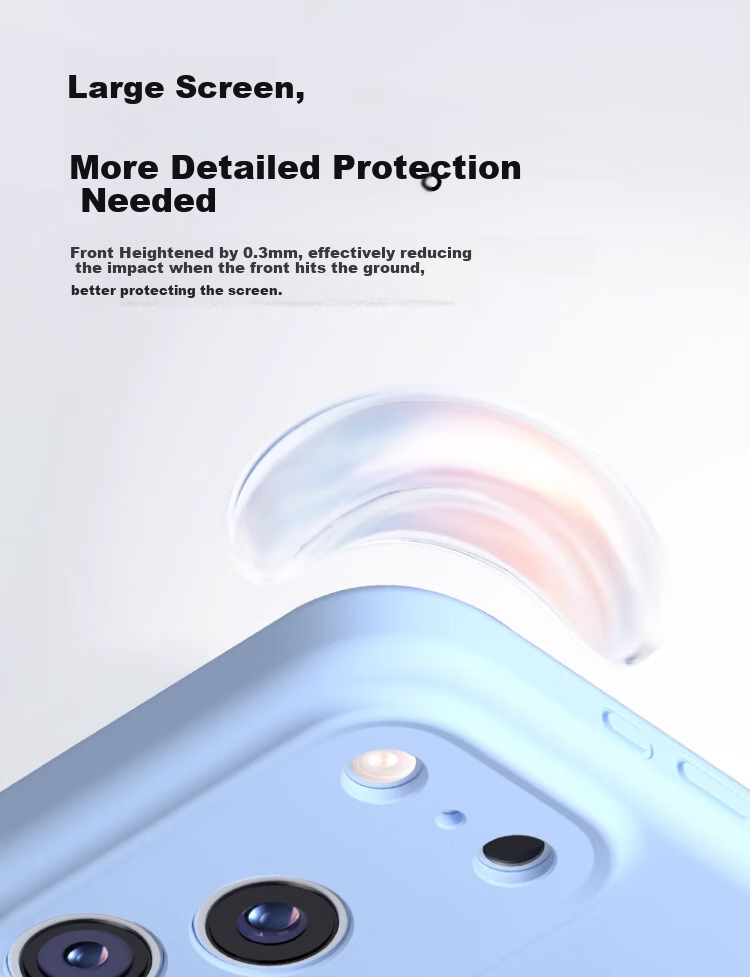 Чехол для Apple iPhone 17 Pro Max Zhilangni, жидкий силикон, защита камеры, противоударный, ультратонкий, синий