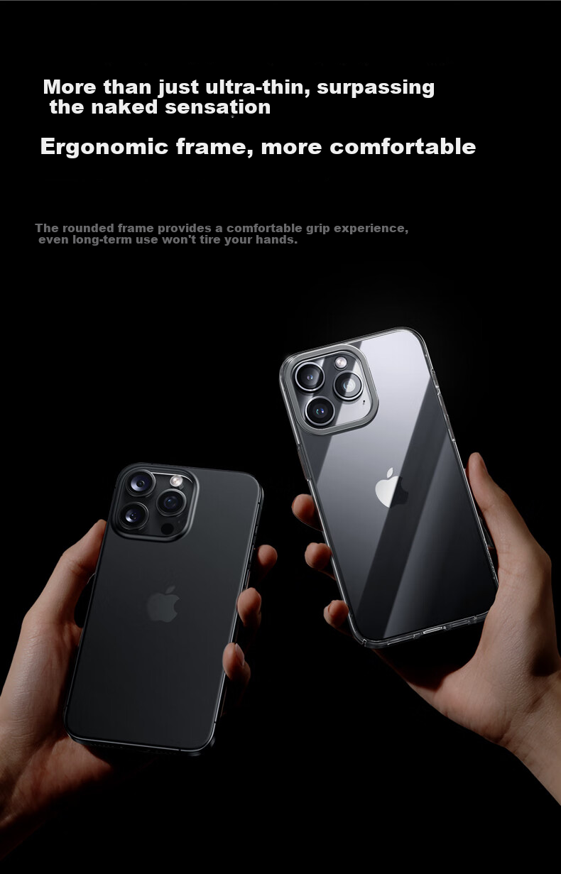 Чехол TORRAS для iPhone 15 Pro, с выдвижной подставкой, противоударный, прозрачный, PC+TPU