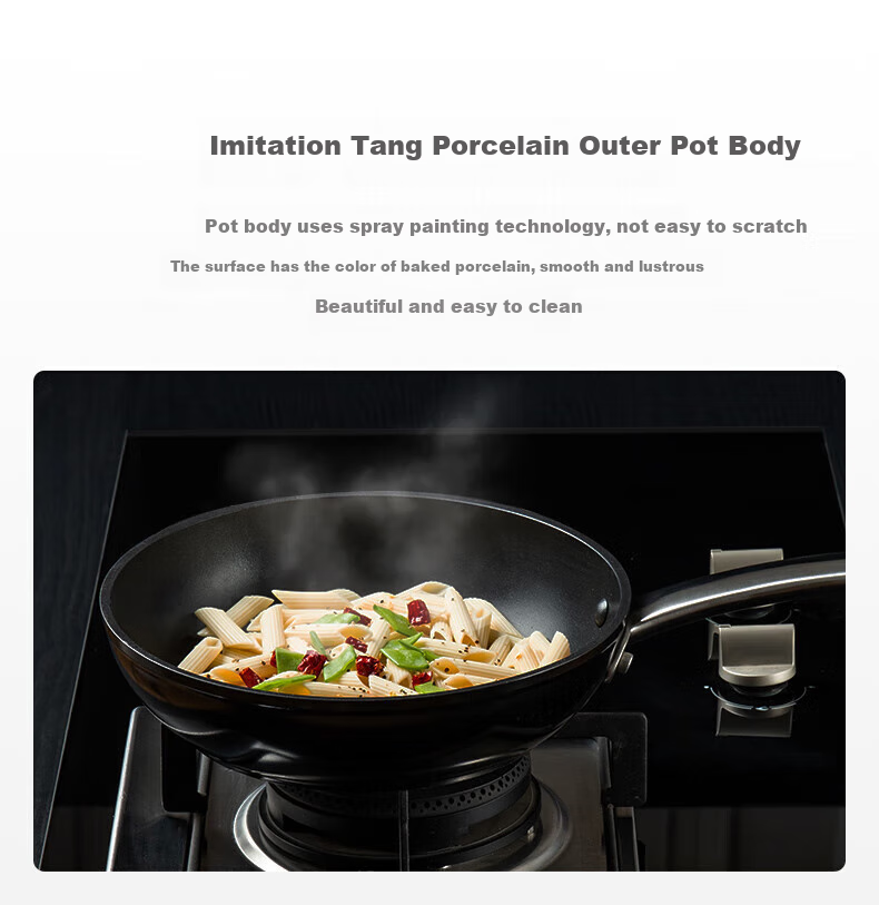 ZWILLING Антипригарная сковорода-вок 30 см, плоское дно, для индукционных и газовых плит, алюминиевый сплав, Китай