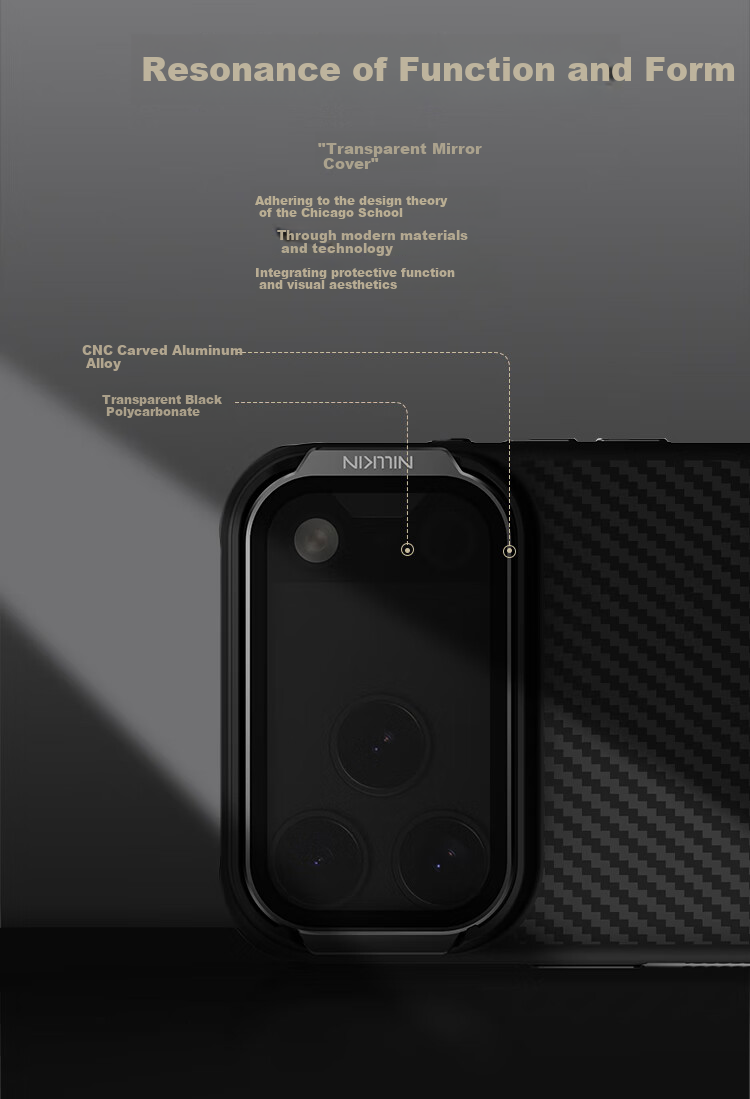 Чехол NILLKIN для iPhone 17 Pro Max, защита камеры, магнитный, из кевлара, с подставкой, ультра черный