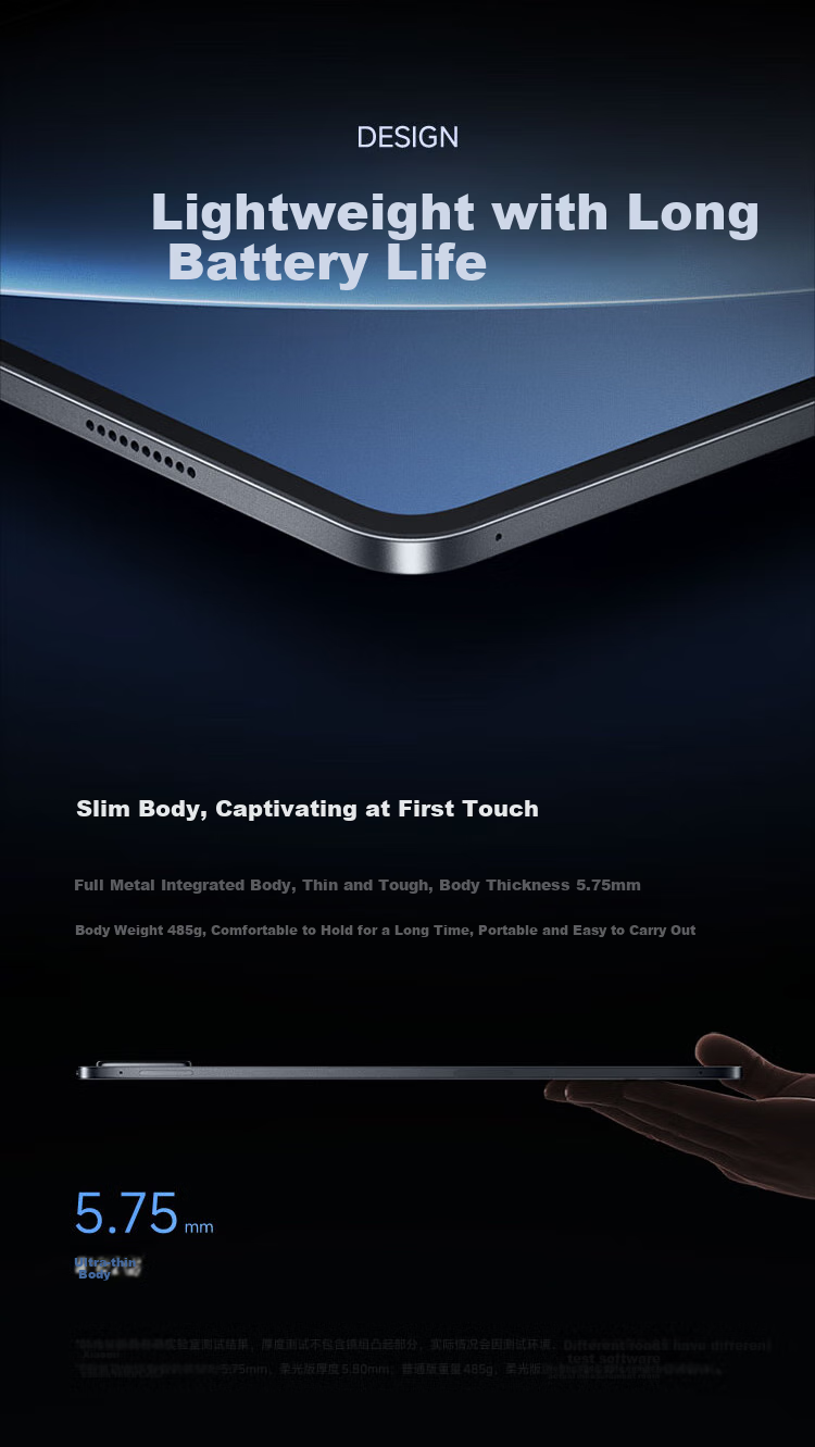 Планшет MI MI Pad 8 Pro, 11.2 дюйма, 3.2K, Snapdragon 8 Ultimate, PengpaiOS3, 8+256GB, бирюзовый