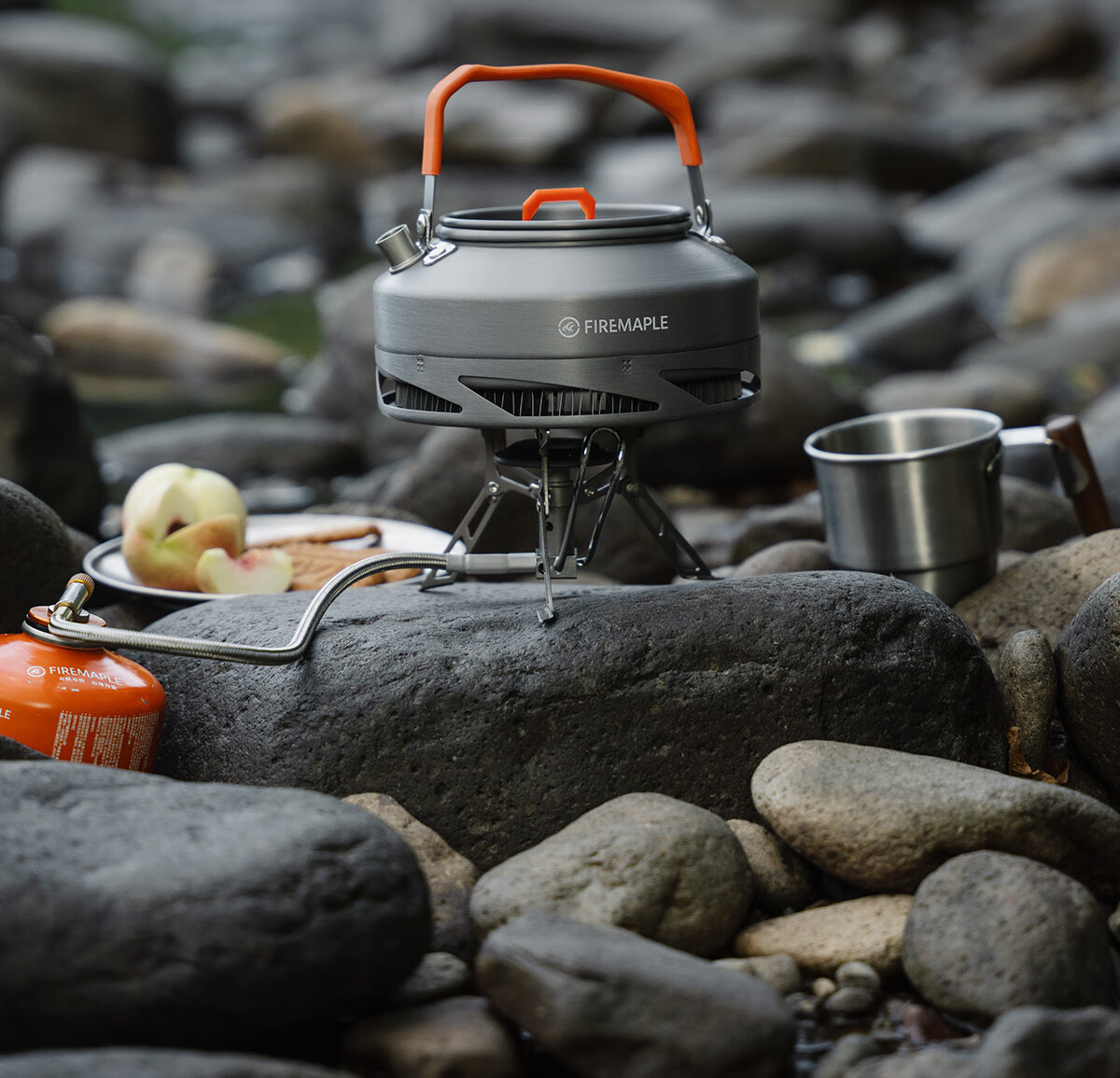FIRE-MAPLE XT1 Special Edition Kettle, 0.8L, Outdoor Camping Teapot, Portable Coffee Pot, Windproof, Fast Heating, Tea Brewing Pot
