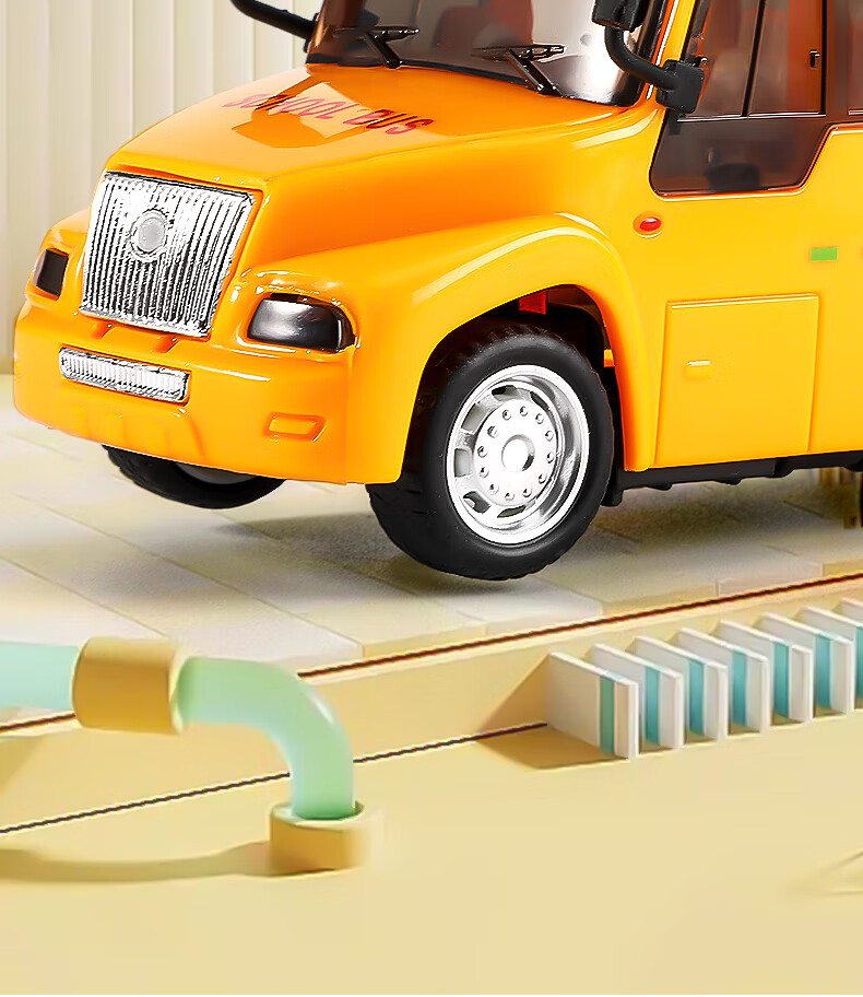 Машинка BIG TAYLOR Школьный автобус, детская игрушка для мальчиков 3-6 лет, подарок на Китайский Новый год, день рождения