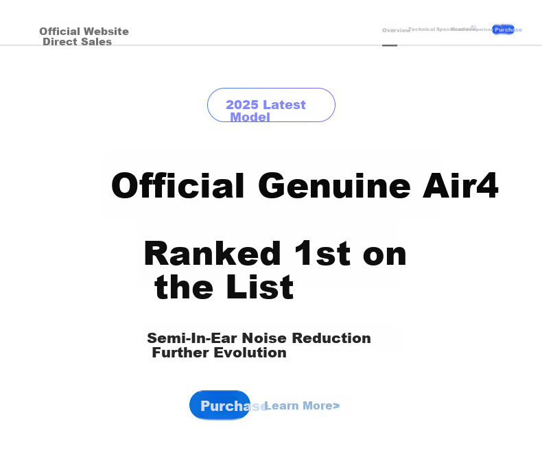 Беспроводные наушники VIKM Air 4-го поколения с шумоподавлением, Bluetooth, совместимы с iPhone 17, iOS 16/15, полувкладыши