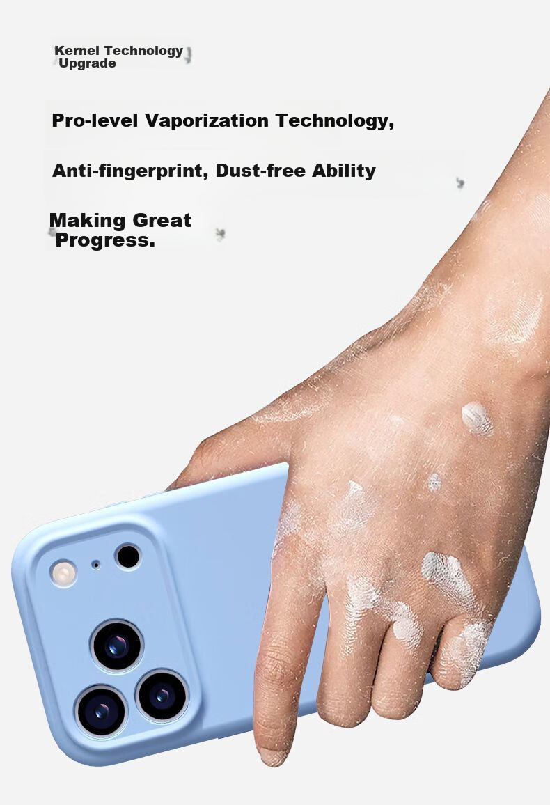 Чехол DIVI [Zero-Feel Liquid] для iPhone 17, защита от падений, защита от царапин, противоударный, приятный для кожи, жидкий силикон, ультратонкий, белый