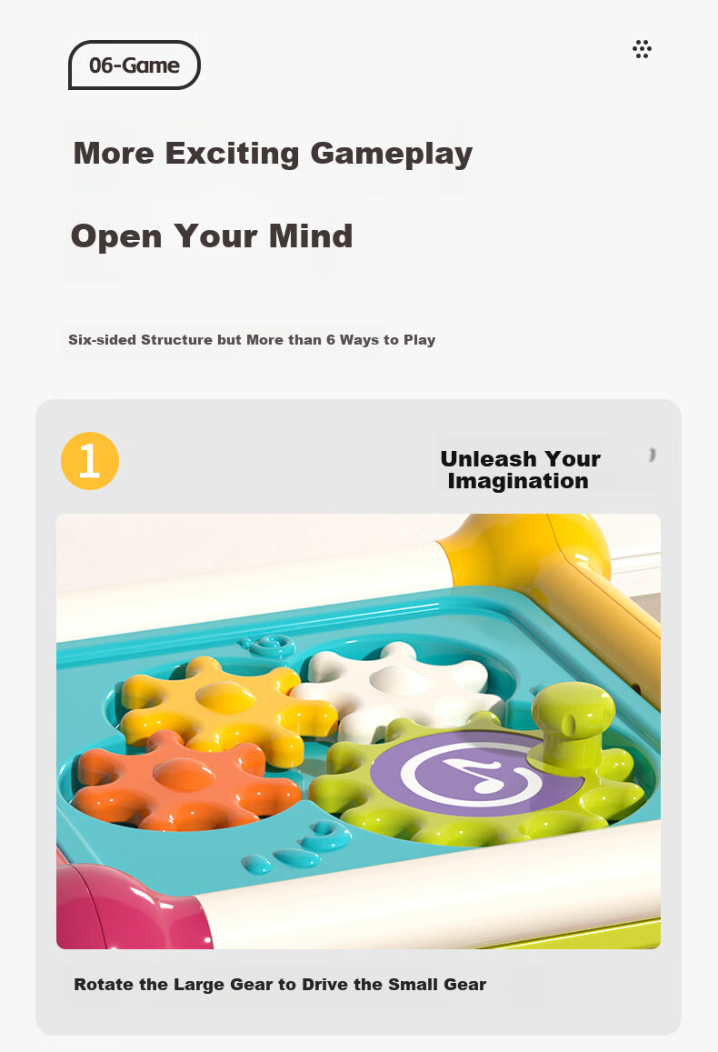 Развивающая игрушка GOODWAY Hexahedron, для детей от 6 месяцев до 3 лет, Монтессори кубик для раннего развития, обучающая игрушка, подарок на день рождения