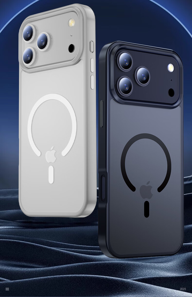 Чехол ZHIWEISHI Skin-Feel Magnetic для Apple iPhone 17, ультратонкий, противоударный, с магнитным кольцом для беспроводной зарядки, матовый, цвет "Juejue Purple"