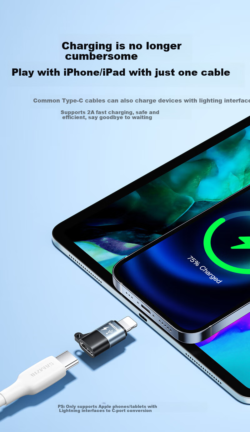 Переходник Lightning на Type-C